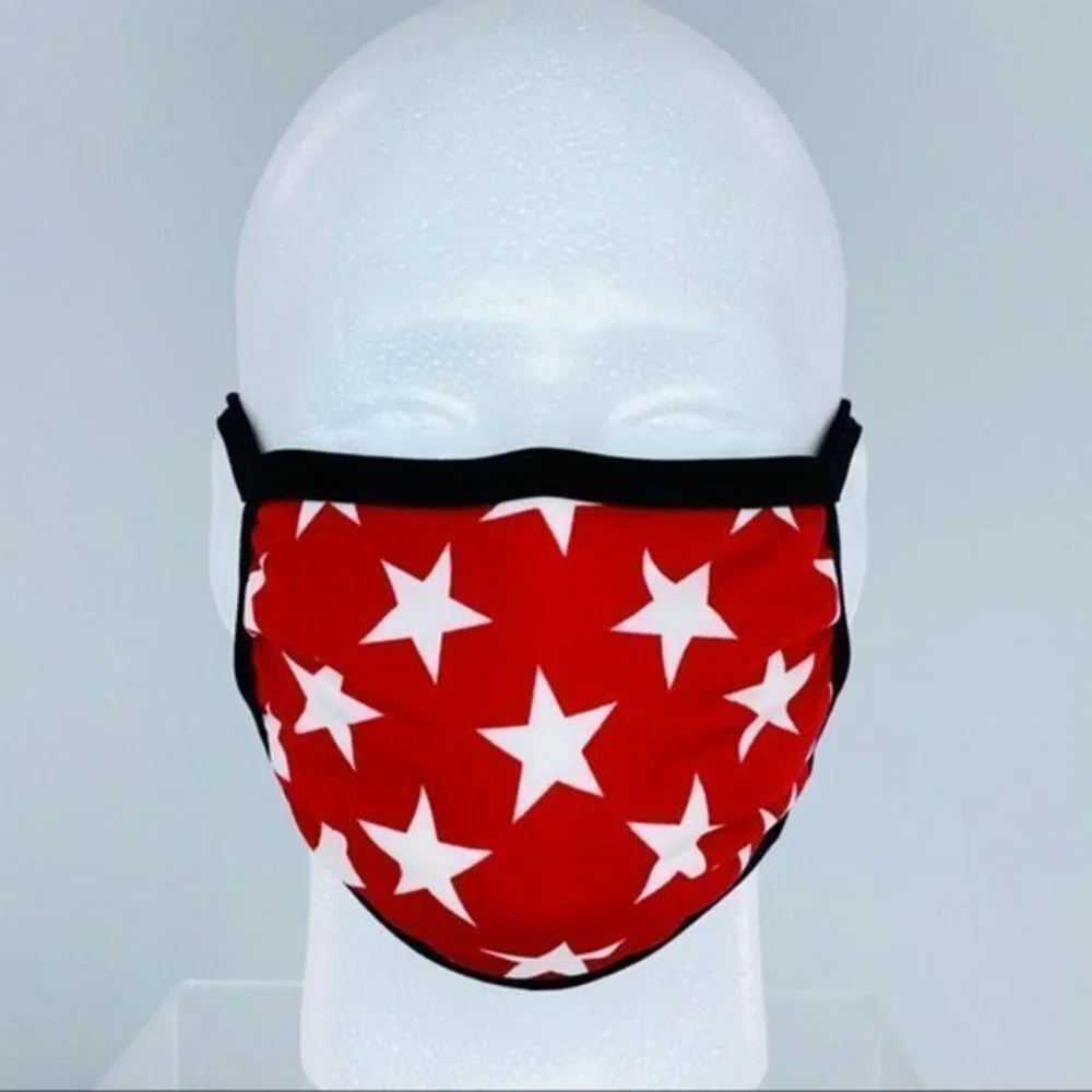 WASHABLE POLY & COTTON MASK New In Package • 27 P